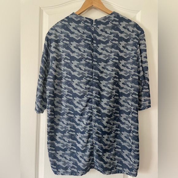 Blue Camouflage Style Shirt - Picture 2 of 3